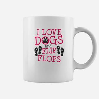 Funny Dog Mom Dad Flip Flops Pug Dachshund Pitbull Coffee Mug - Seseable