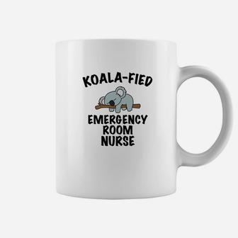 Funny Er Nurse Cute Koala Emergency Room Nurse Coffee Mug - Seseable