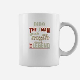 Funny Fathers Day Gifts Grandpa Dido The Man Myth Legend Premium Coffee Mug - Seseable