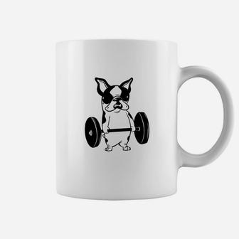 Funny French Bulldog Workout Gym Coffee Mug - Seseable