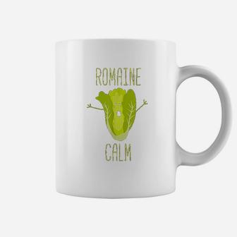 Funny Gardening Pun Romaine Calm Gardener Gift Coffee Mug - Seseable