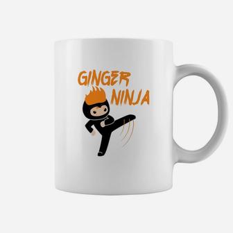 Funny Ginger Ninja Ginga Red Hair Coffee Mug - Seseable