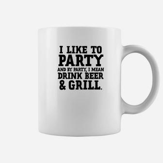 Funny Grill Smoking Father Gift Bbq Grilling Dad Gift Coffee Mug - Seseable