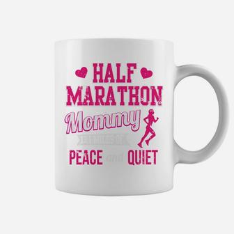 Funny Half Marathon Running Half Marathon Mommy Coffee Mug - Seseable