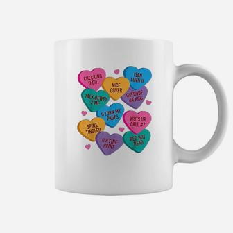 Funny Librarian Valentines Book Worm Reading Coffee Mug - Seseable