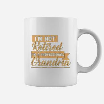 Funny Mom Retirement Gifts Grandma Retired Humor Saying Coffee Mug - Seseable