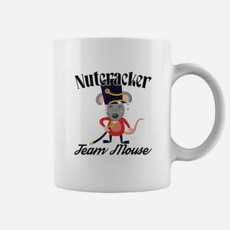 Funny Nutcracker Soldier Toy Christmas Dance Team Mouse Coffee Mug - Seseable