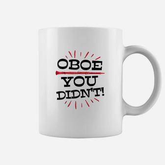 Funny Oboe Player Marching Band Orchestra Gag Gift Coffee Mug - Seseable
