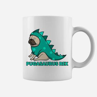 Funny Pug Dog Dinosaur Prex Trex Coffee Mug - Seseable