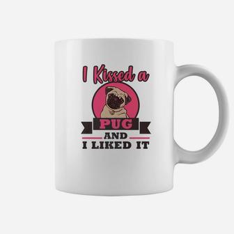 Funny Pug Owner Kissed Liked It Dog Mom Dad Gift Coffee Mug - Seseable