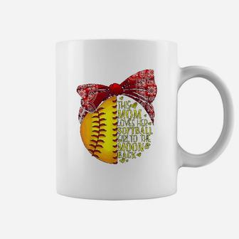 Funny Softball Gift Mom Basketball Mom Coffee Mug - Seseable