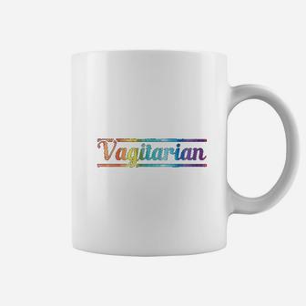 Funny Vagitarian Lesbian Gay Couple Valentine's Day Lgbt Coffee Mug - Seseable