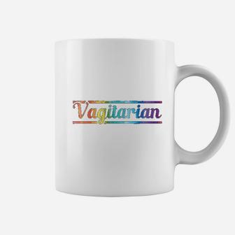 Funny Vagitarian Lesbian Gay Couple Valentines Day Lgbt Coffee Mug - Seseable