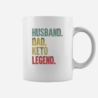 Funny Vintage Giftt Husband Dad Keto Legend Retro Coffee Mug - Seseable