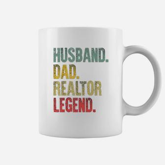 Funny Vintage Husband Dad Realtor Legend Retro Coffee Mug - Seseable