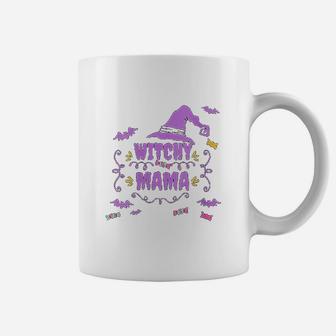 Funny Witchy Mama Halloween Mom Spirit Coffee Mug - Seseable
