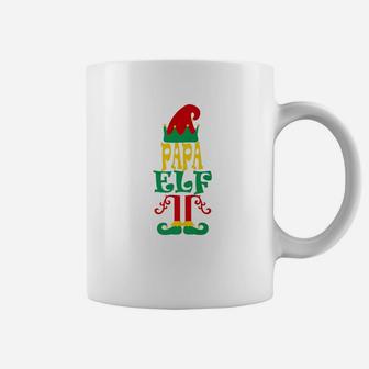 Funny Xmas Papa Elf Hilarious Family Matching Gifts Coffee Mug - Seseable