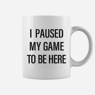 Gaming I Paused My Game I Went Outside Christmas Coffee Mug - Seseable
