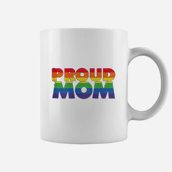 Gay Pride Proud Mom Lgbt Parent Fathers Day Coffee Mug - Seseable