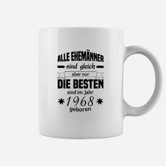 Geburtstags-Tassen Herren 1968, Beste Ehemänner Jahrgang Tee - Seseable