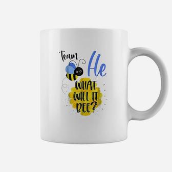 Gender Reveal Team He Boy What Will It Bee Or She Coffee Mug - Seseable