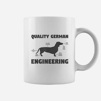 German Engineering Funny Weiner Dog Dachshund Coffee Mug - Seseable
