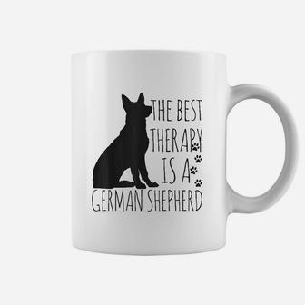 German Shepherds Are The Best Therapy Dog Lover Funny Gift Coffee Mug - Seseable