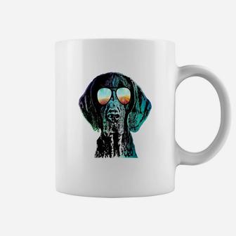 German Shorthaired Pointer Neon Dog Coffee Mug - Seseable