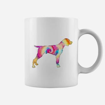 German Shorthaired Pointer Tie Dye Funny Dog Coffee Mug - Seseable