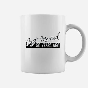 Gift Just Married 50 Years Ago 50th Anniversary Coffee Mug - Seseable