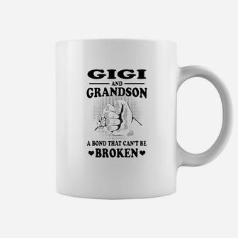 Gigi And Grandson A Bond That Ca Not Be Broken Gift Coffee Mug - Seseable