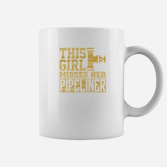 Girlfriend Wife Pipeliner Welder Welding Pipeline Gift Coffee Mug - Seseable