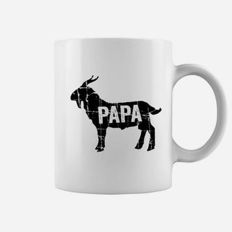 Goat Papa Greatest Of All Time Dad Coffee Mug - Seseable