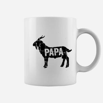 Goat Papa Greatest Of All Time Dad Grandpa Deluxe Coffee Mug - Seseable