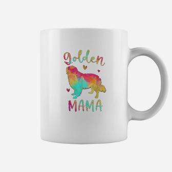 Golden Mama Colorful Golden Retriever Gifts Dog Mom Coffee Mug - Seseable