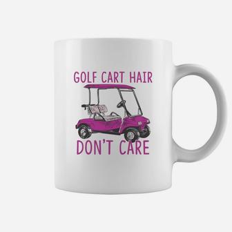 Golf Cart Hair Dont Care Coffee Mug - Seseable