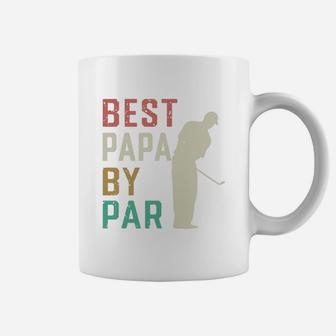 Golf Papa Best Papa By Par, best christmas gifts for dad Coffee Mug - Seseable