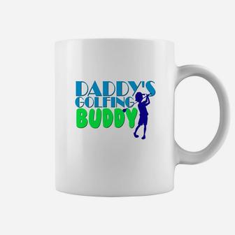 Golf Shirt Kids Daddys Golfing Buddy Boys Son Coffee Mug - Seseable
