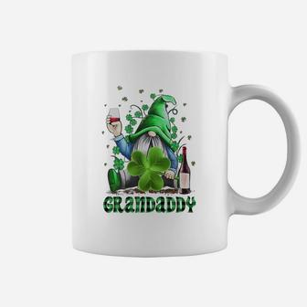 Grandaddy Funny Gnome St Patricks Day Matching Family Gift Coffee Mug - Seseable
