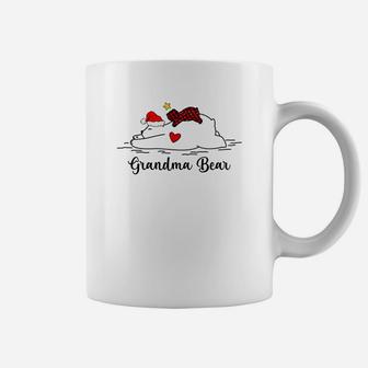 Grandma Bear Christmas White Coffee Mug - Seseable