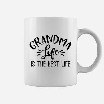 Grandma Grandma Life Is The Best Life Womans Coffee Mug - Seseable