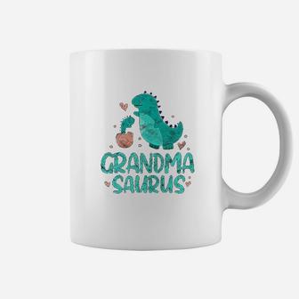Grandmasaurus Grandma Saurus Dinosaur funny Grandmother Coffee Mug - Seseable