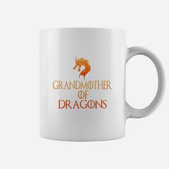 Grandmother Of Dragons Funny Grandma Coffee Mug - Seseable