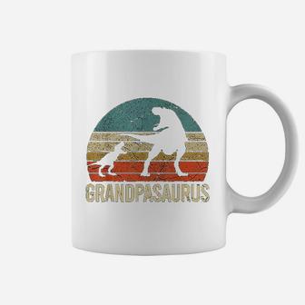Grandpa Dinosaur 1 Grandson Men Christmas Gift Fathers Day Coffee Mug - Seseable