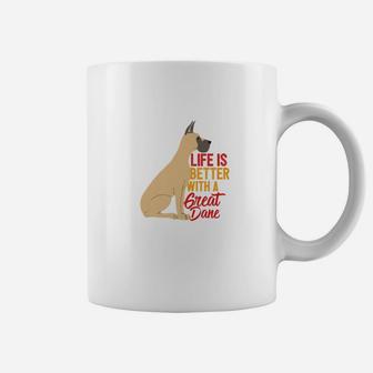 Great Dane Dog With Funny Quote For Big Dog Owner Coffee Mug - Seseable