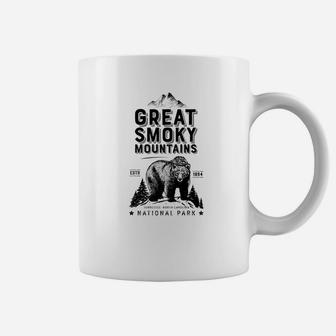 Great Smoky Mountains National Park Bear Vintage Coffee Mug - Seseable
