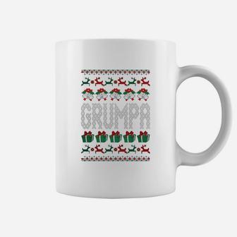 Grumpa Ugly Christmas Sweater Xmas - Mens Muscle T-shirt Coffee Mug - Seseable