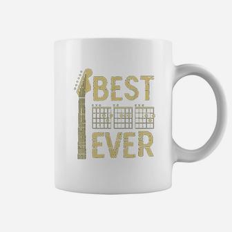 Guitarist Father Best Dad Ever Dad Chord Gifts Guitar Coffee Mug | Seseable CA