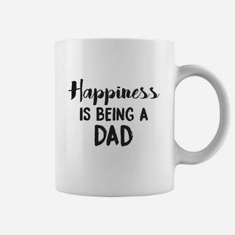 Happiness Is Being A Dad Perfect Fathers Day Family Proud Parent Coffee Mug - Seseable