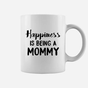 Happiness Is Being A Mommy Funny Family Coffee Mug - Seseable